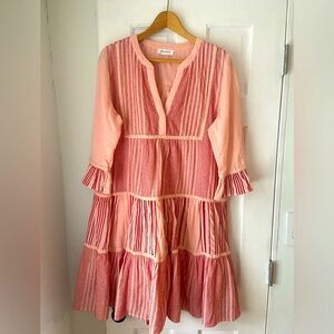 Flowers brand Pink Striped bobo Dress